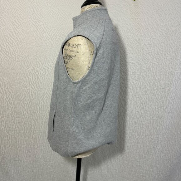 Tommy Bahama Womens Aruba Full Zip Vest Size M Gray Micro Ribbed Soft Stretch - Picture 4 of 10